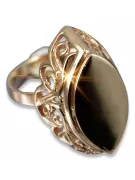 Radziecki 14k 585 złoty Rosyjski pierścionek z różowego złota vrn008