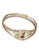 Russisch Sowjet rosa 14 Karat 585 gold Vintage Ring vrn071