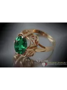 Russisch Sowjetrosa 14 Karat 585 Gold Alexandrit Rubin Smaragd Saphir Zirkon Ring vrc075