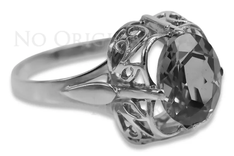 Russisch Sowjetrosa 14 Karat 585 Gold Alexandrit Rubin Smaragd Saphir Zirkon Ring vrc075