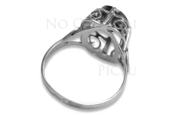 Russian Soviet rose 14k 585 gold Alexandrite Ruby Emerald Sapphire Zircon ring  vrc075