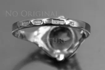 Sovietų 14k 585 aukso Rusijos rožinio aukso žiedas su Aleksandrinu Rubinu Sapiru Smaragdu Zirkonija vrc373