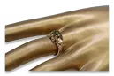 Russisch Sowjetrosa 14 Karat 585 Gold Alexandrit Rubin Smaragd Saphir Zirkon Ring vrc377