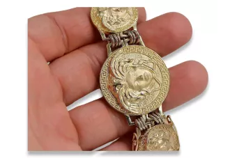 السوار الذهبي اليوناني نموذج 14k 585 الإيطالي cb157yw