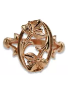 Russisch Sowjet rosa 14 Karat 585 gold Vintage Ring vrn070