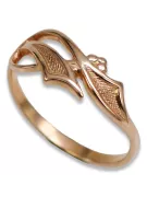 Russisch Sowjet rosa 14 Karat 585 gold Vintage Ring vrn049