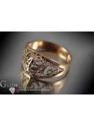 Russisch Sowjet rosa 14 Karat 585 gold Vintage Ring vrn062