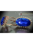 Russische Sowjetische Rose Pink 14k 585 Gold Ohrringe vec047 Alexandrit Rubin Smaragd Saphir ...