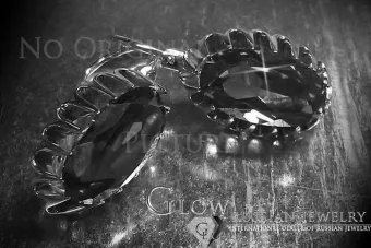 Rus sovietic a crescut roz 14k 585 cercei de aur vec064 alexandrit rubin smarald safir ...