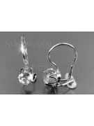 Ruso soviético rosa rosa 14k 585 pendientes de oro vec069 alejandrita rubí esmeralda zafiro ...