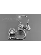Ruso soviético rosa rosa 14k 585 pendientes de oro vec069 alejandrita rubí esmeralda zafiro ...