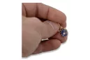 Russische Sowjetische Rose Pink 14k 585 Gold Ohrringe vec074 Alexandrit Rubin Smaragd Saphir ...