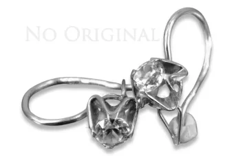Ruso soviético rosa rosa 14k 585 pendientes de oro vec004 alejandrita rubí esmeralda zafiro ...