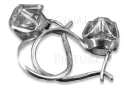 Russische Sowjetische Rose Pink 14k 585 Gold Ohrringe vec004 Alexandrit Rubin Smaragd Saphir ...
