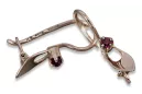 Russische Sowjetische Rose Pink 14k 585 Gold Ohrringe vec008 Alexandrit Rubin Smaragd Saphir ...