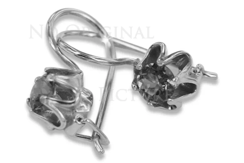 Ruso soviético rosa rosa 14k 585 pendientes de oro vec013 alejandrita rubí esmeralda zafiro ...