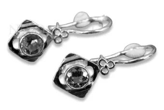 Rus sovietic trandafir roz 14k 585 cercei de aur vec017 alexandrit rubin smarald safir ...