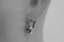 Russische Sowjetische Rose Pink 14k 585 Gold Ohrringe vec027 Alexandrit Rubin Smaragd Saphir ...