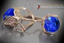 Russische Sowjetische Rose Pink 14k 585 Gold Ohrringe vec029 Alexandrit Rubin Smaragd Saphir ...
