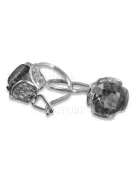 Ruso soviético rosa rosa 14k 585 pendientes de oro vec029 alejandrita rubí esmeralda zafiro ...