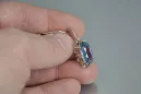 Russische Sowjetische Rose Pink 14k 585 Gold Ohrringe vec039 Alexandrit Rubin Smaragd Saphir ...