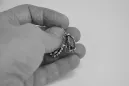 Vintage kolczyki z 14k 585 różowego złota vec039 aleksandryt rubin szmaragd szafir ...