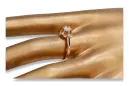 Руска съветска роза 14k 585 злато Александрит Рубин Изумруд Сапфир Циркон пръстен vrc004