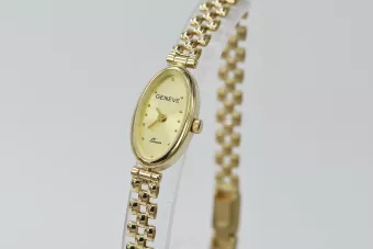 Gold Damenuhr ★ zlotychlopak.pl ★ Gold Reinheit 585 333 Niedriger Preis!