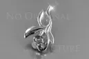 Russische sowjetische Rose 14k 585 Gold Alexandrit Rubin Smaragd Saphir Zirkon ... Anhänger vpc002