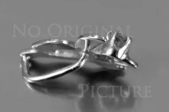 Russische sowjetische Rose 14k 585 Gold Alexandrit Rubin Smaragd Saphir Zirkon ... Anhänger vpc002