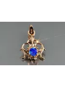 Russe soviétique rose 14k 585 or alexandrite rubis émeraude saphir zircon ... pendentif VPC004