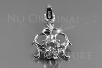 Russe soviétique rose 14k 585 or alexandrite rubis émeraude saphir zircon ... pendentif VPC004