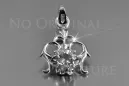 Russische sowjetische Rose 14k 585 Gold Alexandrit Rubin Smaragd Saphir Zirkon ... Anhänger vpc004