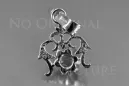Russische sowjetische Rose 14k 585 Gold Alexandrit Rubin Smaragd Saphir Zirkon ... Anhänger vpc004