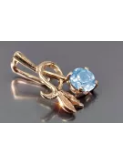 Russische sowjetische Rose 14k 585 Gold Alexandrit Rubin Smaragd Saphir Zirkon ... Anhänger vpc005