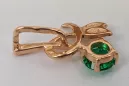Ruso soviético rosa 14k 585 oro alejandrita rubí esmeralda zafiro zircón ... Colgante VPC005