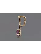 Russische sowjetische Rose 14k 585 Gold Alexandrit Rubin Smaragd Saphir Zirkon ... Anhänger vpc005