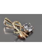 Ruso soviético rosa 14k 585 oro alejandrita rubí esmeralda zafiro zircón ... Colgante VPC005