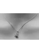 Ruso soviético rosa 14k 585 oro alejandrita rubí esmeralda zafiro zircón ... Colgante VPC005