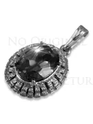 Russische sowjetische Rose 14k 585 Gold Alexandrit Rubin Smaragd Saphir Zirkon ... Anhänger vpc007