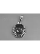 Russische sowjetische Rose 14k 585 Gold Alexandrit Rubin Smaragd Saphir Zirkon ... Anhänger vpc007