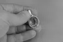 Руски съветски розово злато покритие сребро 925 александрит рубин изумруд сапфир циркон ... висулка vpc007rp