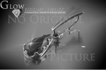 Руски съветски роза 14k 585 злато александрит рубин изумруд сапфир циркон ... Висулка VPC012