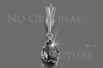 Russische sowjetische Rose 14k 585 Gold Alexandrit Rubin Smaragd Saphir Zirkon ... Anhänger vpc012