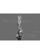 Russische sowjetische Rose 14k 585 Gold Alexandrit Rubin Smaragd Saphir Zirkon ... Anhänger vpc012