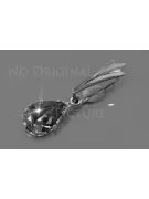 Russische sowjetische Rose 14k 585 Gold Alexandrit Rubin Smaragd Saphir Zirkon ... Anhänger vpc012