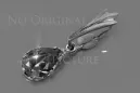 Russische sowjetische Rose 14k 585 Gold Alexandrit Rubin Smaragd Saphir Zirkon ... Anhänger vpc012