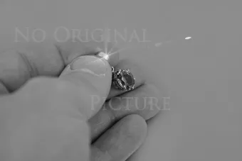 Prívesok z Vintage 14k 585 Zlato s Alexandryt Rubin Sapphire Emerald Aquamarine Zirkón VPC015