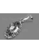 Russische sowjetische Rose 14k 585 Gold Alexandrit Rubin Smaragd Saphir Zirkon ... Anhänger vpc016