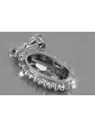 Russische sowjetische Rose 14k 585 Gold Alexandrit Rubin Smaragd Saphir Zirkon ... Anhänger vpc016
